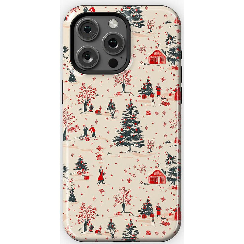 Winter Nostalgia | Vintage Holiday Case Phone Case Casetry Essential + MagSafe® iPhone 15 Pro Max