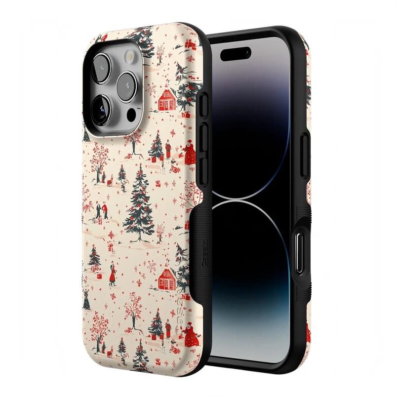 Winter Nostalgia | Vintage Holiday Case Phone Case Casetry 
