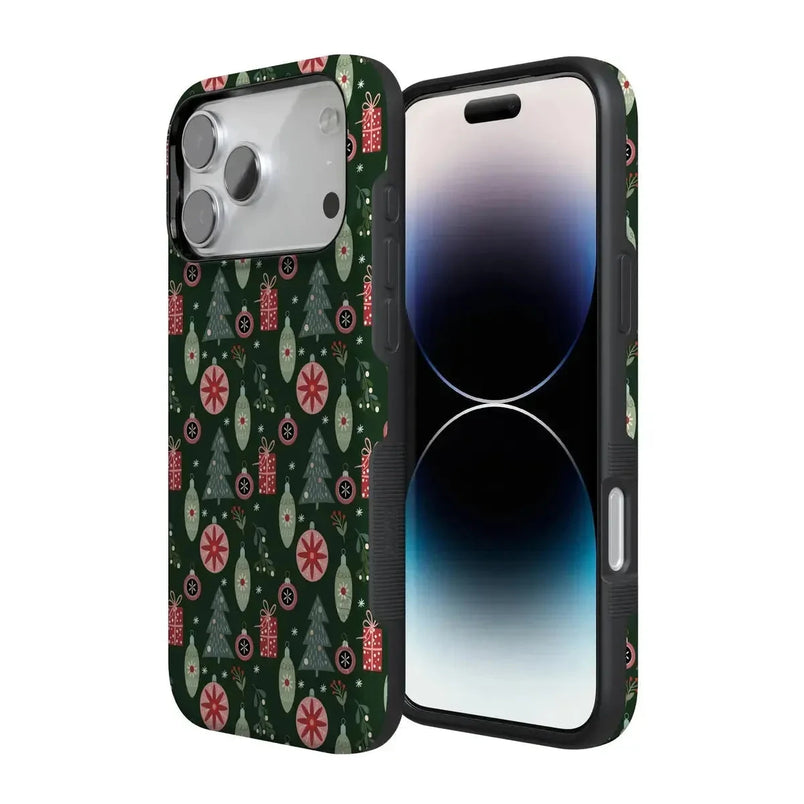 Winter Nostalgia | Vintage Holiday Case Phone Case Casetry 