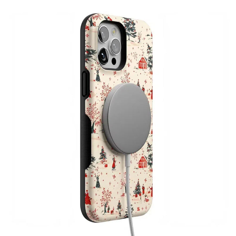 Winter Nostalgia | Vintage Holiday Case Phone Case Casetry 