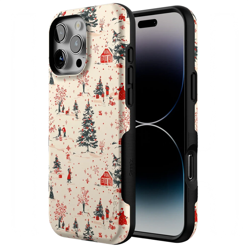 Winter Nostalgia | Vintage Holiday Case Phone Case Casetry 