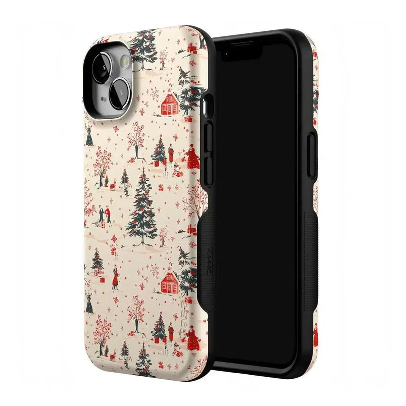 Winter Nostalgia | Vintage Holiday Case Phone Case Casetry 