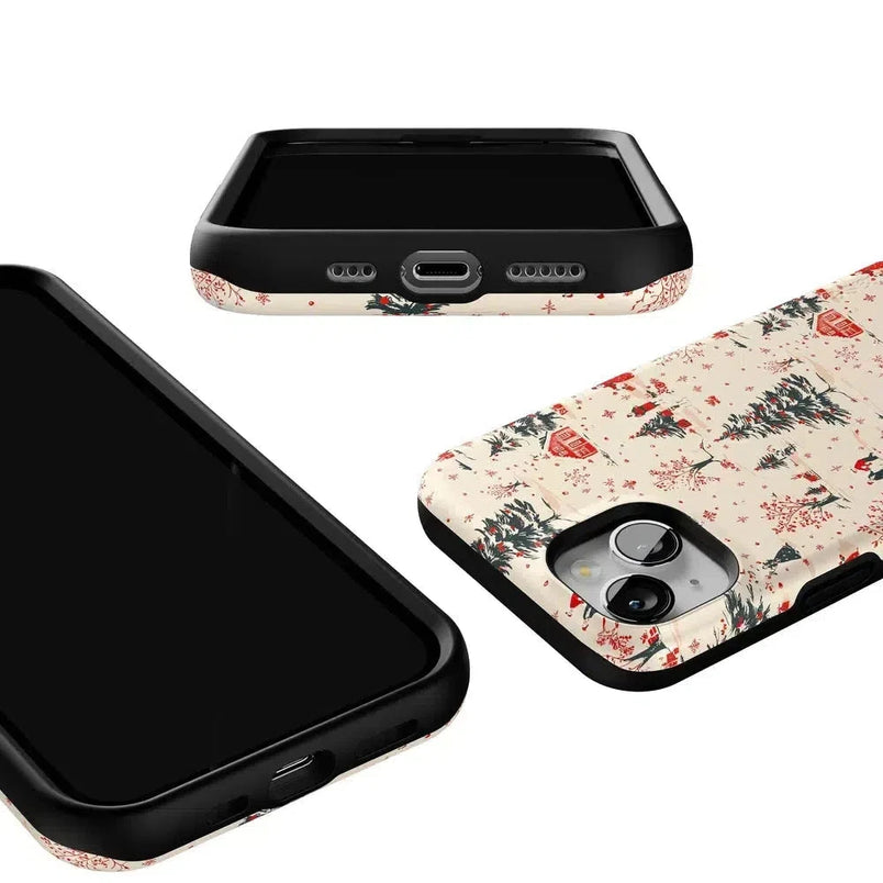 Winter Nostalgia | Vintage Holiday Case Phone Case Casetry 