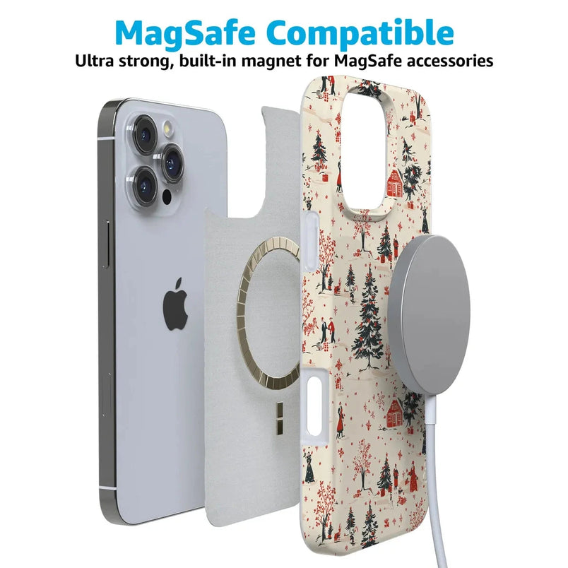 Winter Nostalgia | Vintage Holiday Case Phone Case Casetry 