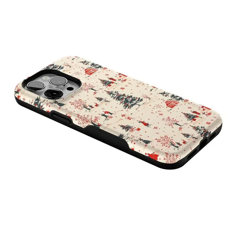 Winter Nostalgia | Vintage Holiday Case Phone Case Casetry 