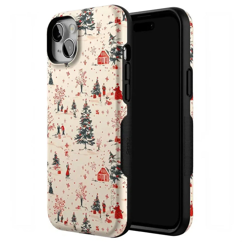 Winter Nostalgia | Vintage Holiday Case Phone Case Casetry 