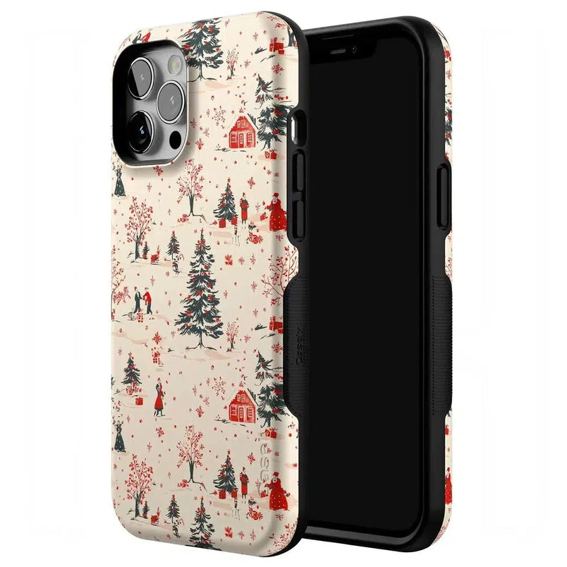 Winter Nostalgia | Vintage Holiday Case Phone Case Casetry 