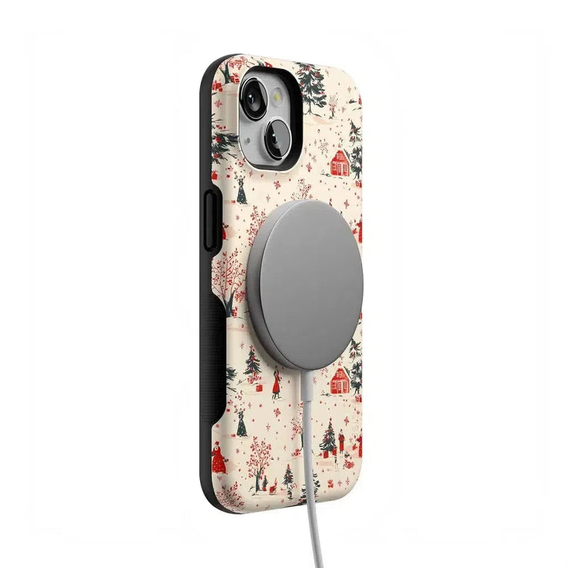 Winter Nostalgia | Vintage Holiday Case Phone Case Casetry 