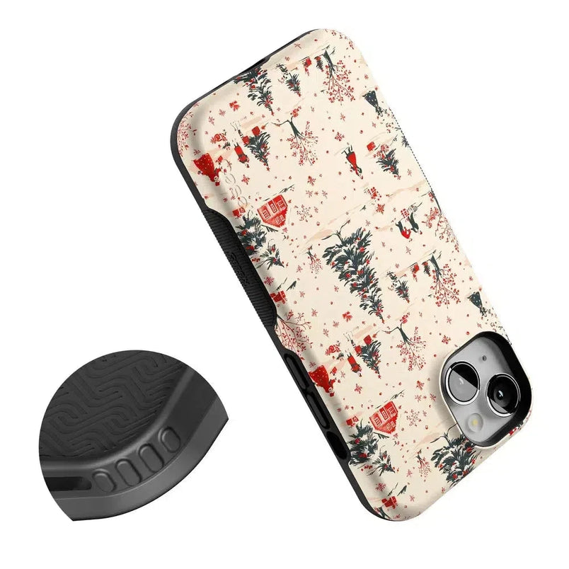 Winter Nostalgia | Vintage Holiday Case Phone Case Casetry 