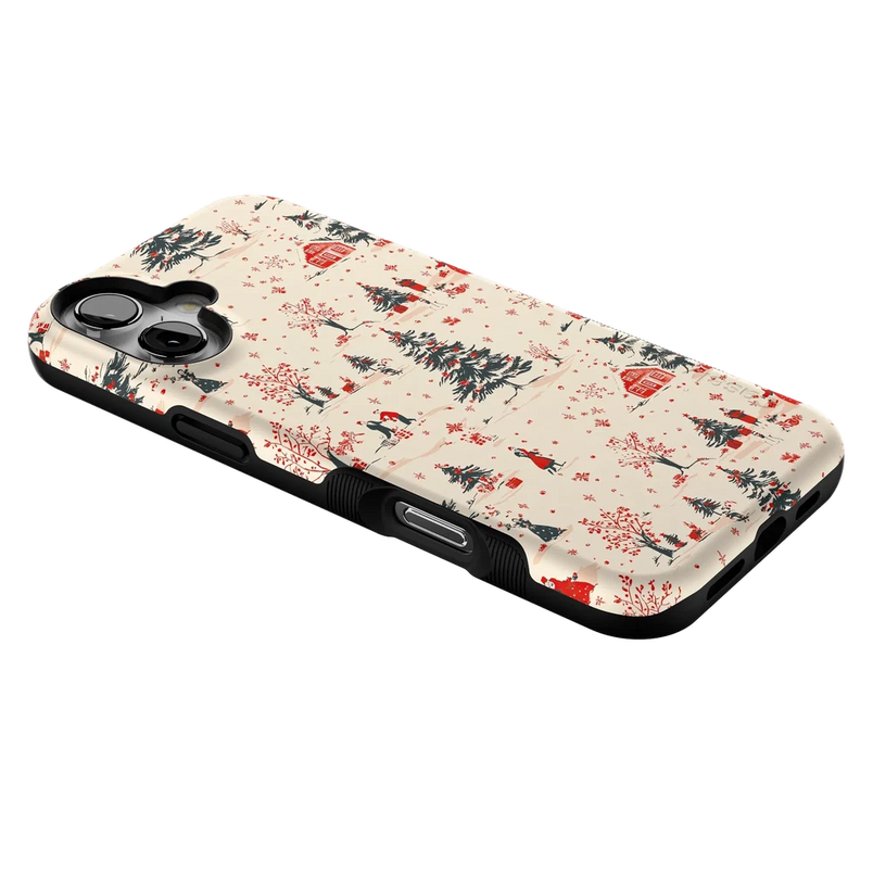 Winter Nostalgia | Vintage Holiday Case Phone Case Casetry 