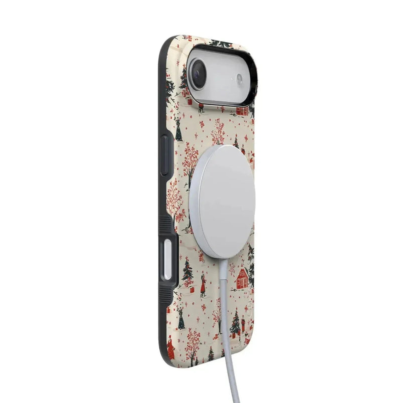 Winter Nostalgia | Vintage Holiday Case Phone Case Casetry 