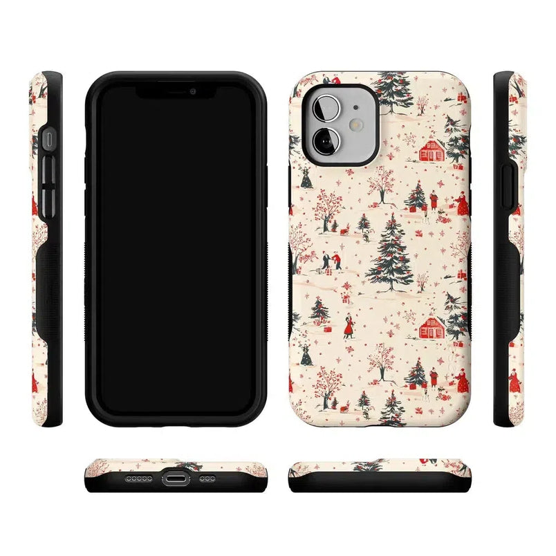 Winter Nostalgia | Vintage Holiday Case Phone Case Casetry 