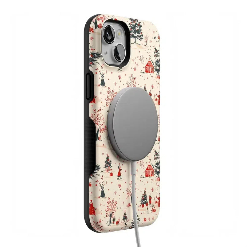 Winter Nostalgia | Vintage Holiday Case Phone Case Casetry 