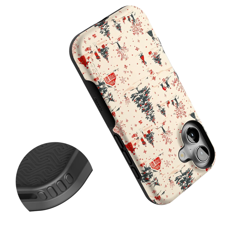 Winter Nostalgia | Vintage Holiday Case Phone Case Casetry 