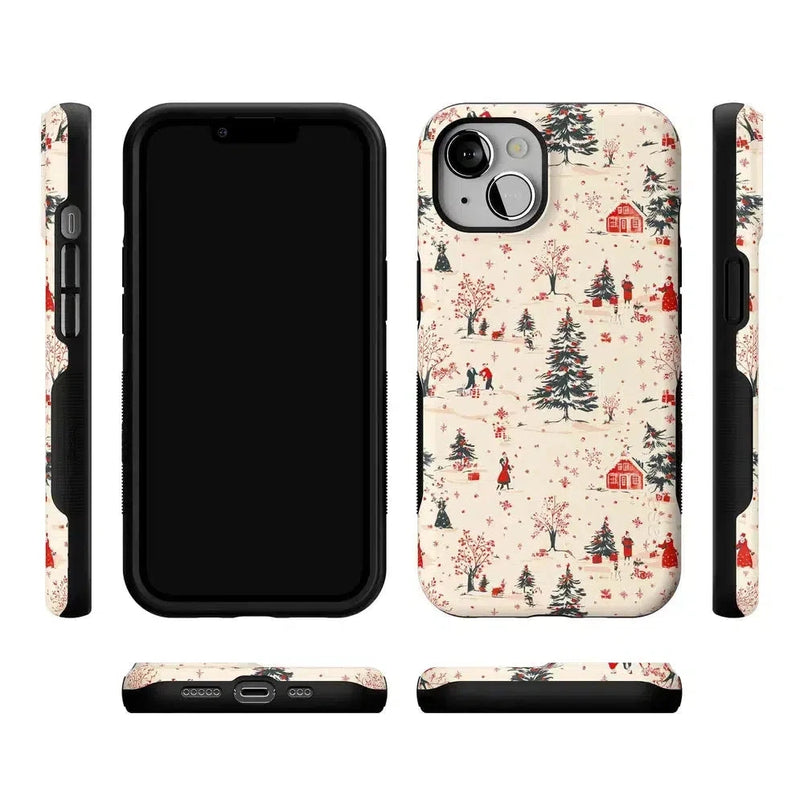 Winter Nostalgia | Vintage Holiday Case Phone Case Casetry 