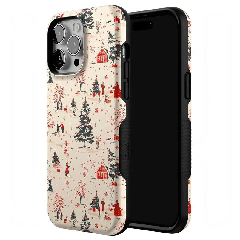 Winter Nostalgia | Vintage Holiday Case Phone Case Casetry 