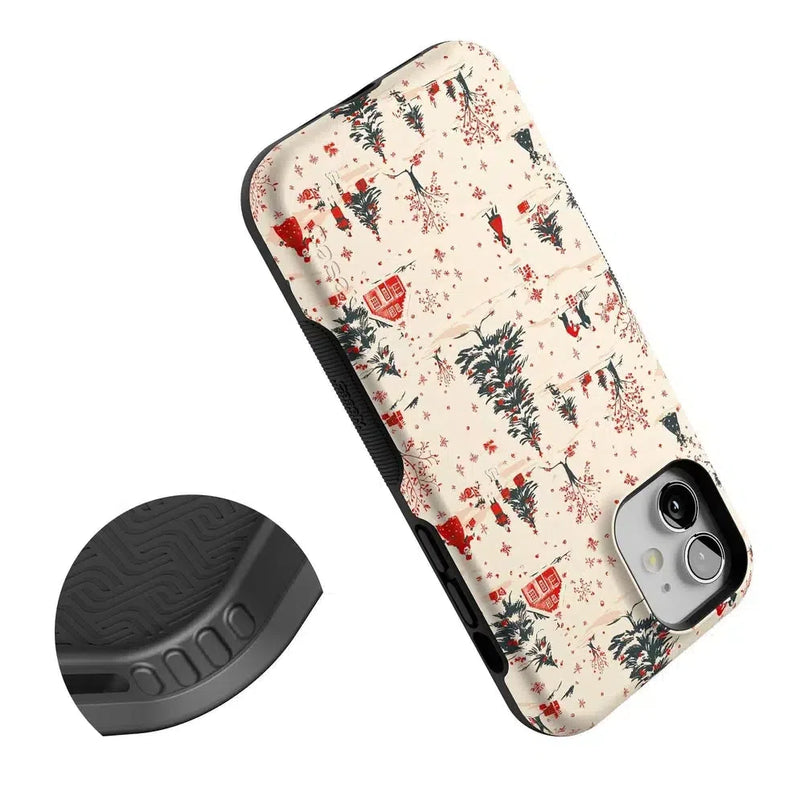 Winter Nostalgia | Vintage Holiday Case Phone Case Casetry 
