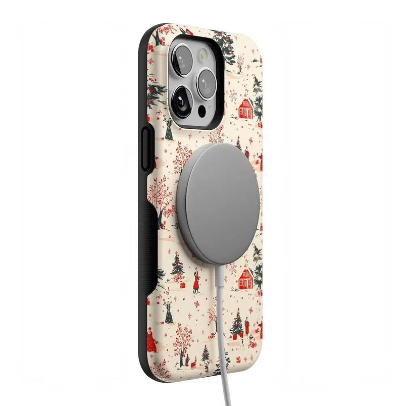 Winter Nostalgia | Vintage Holiday Case Phone Case Casetry 