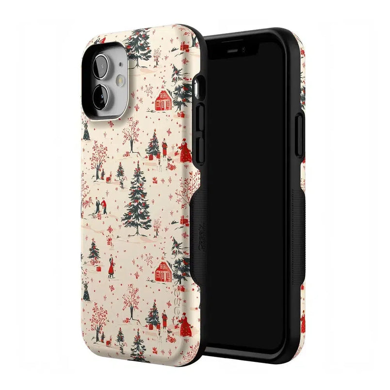 Winter Nostalgia | Vintage Holiday Case Phone Case Casetry 
