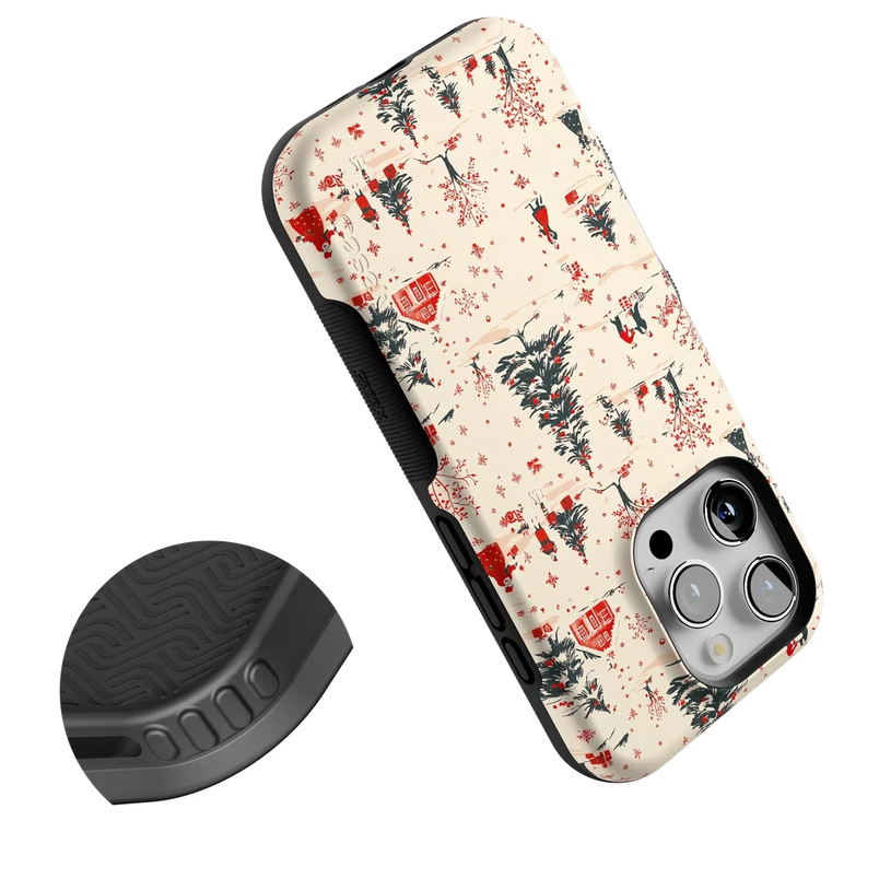 Winter Nostalgia | Vintage Holiday Case Phone Case Casetry 