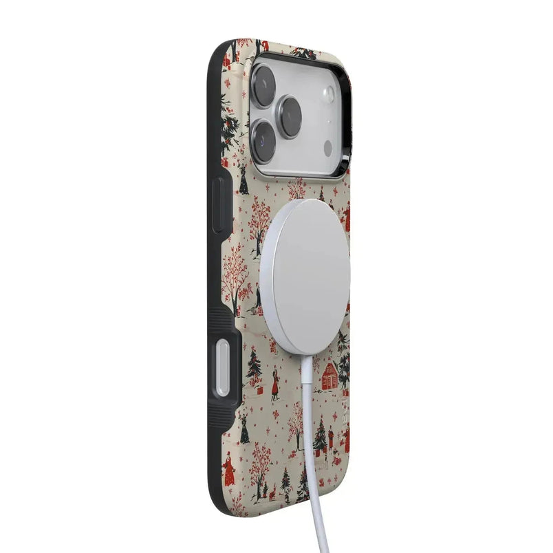 Winter Nostalgia | Vintage Holiday Case Phone Case Casetry 