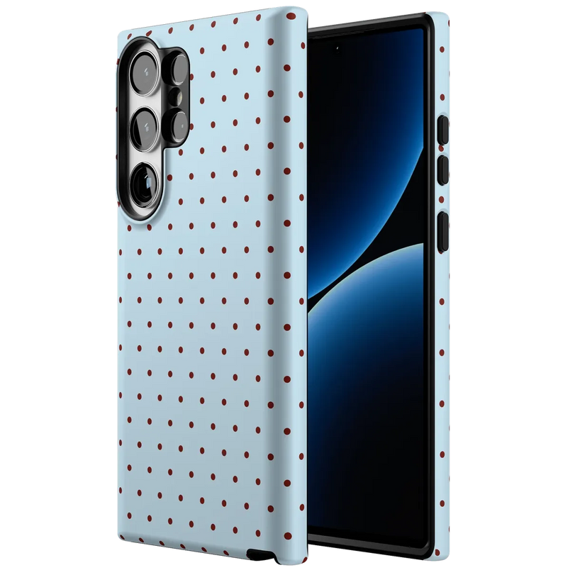 On the Dot | Blue Polka Dot Case