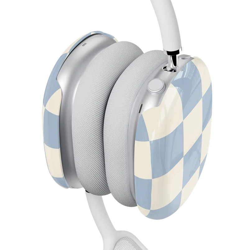 Fit Check | Light Blue Checkerboard AirPods Max Case