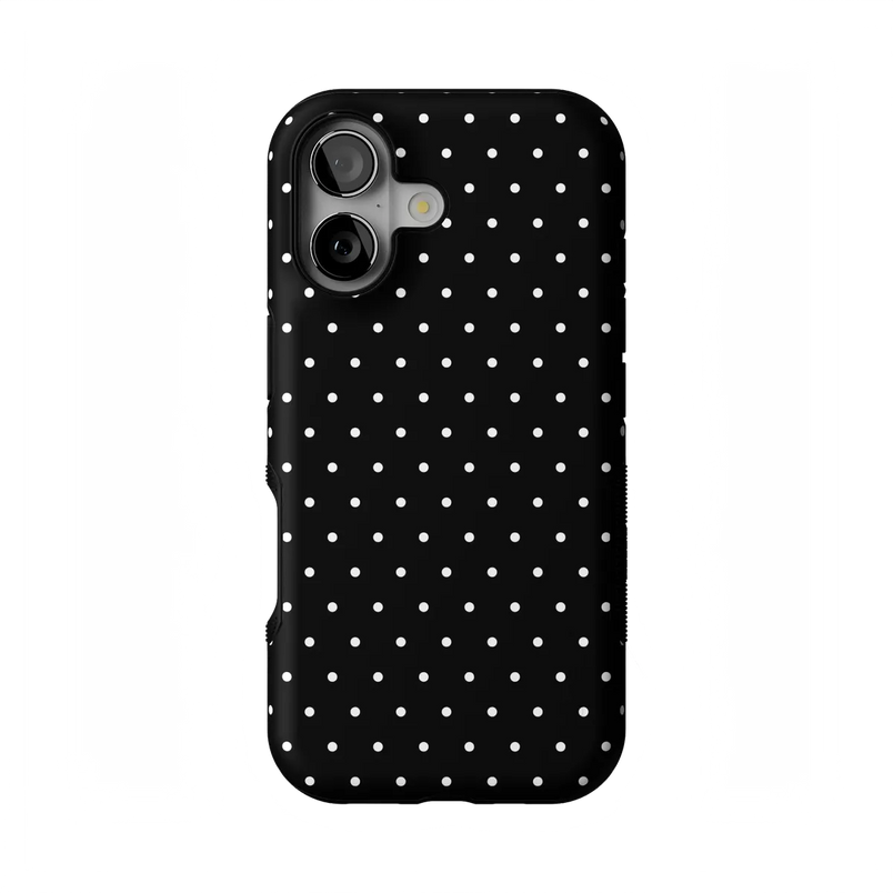 On the Dot | Black Polka Dot Case