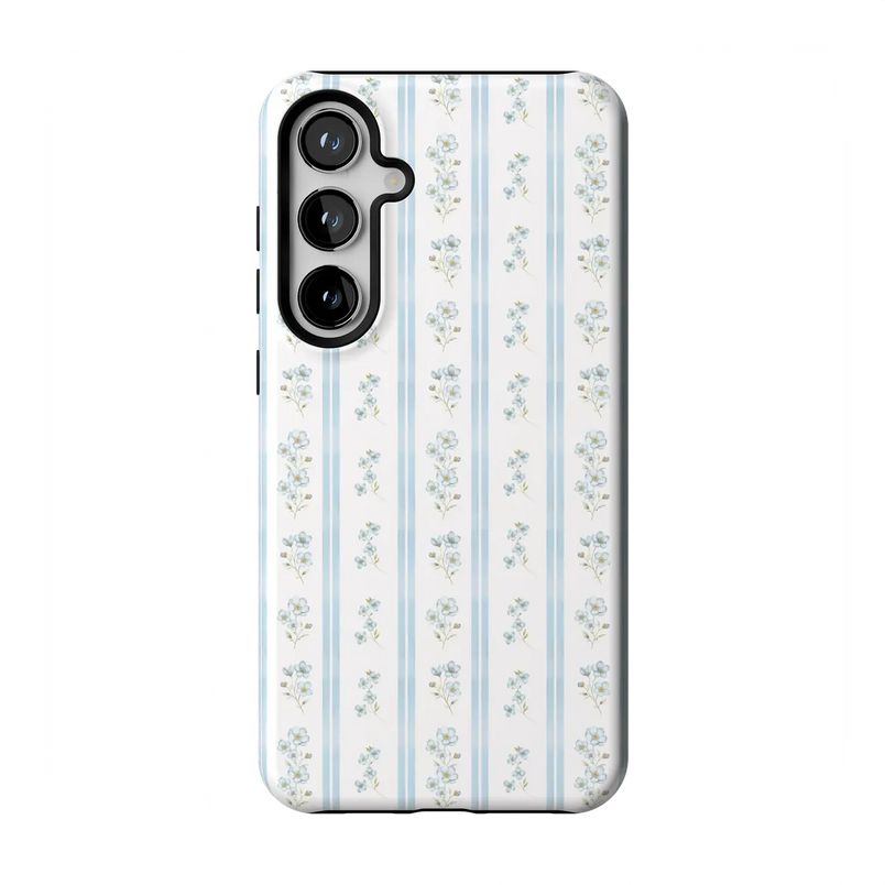 Cottage Stripe | Blue Floral Case