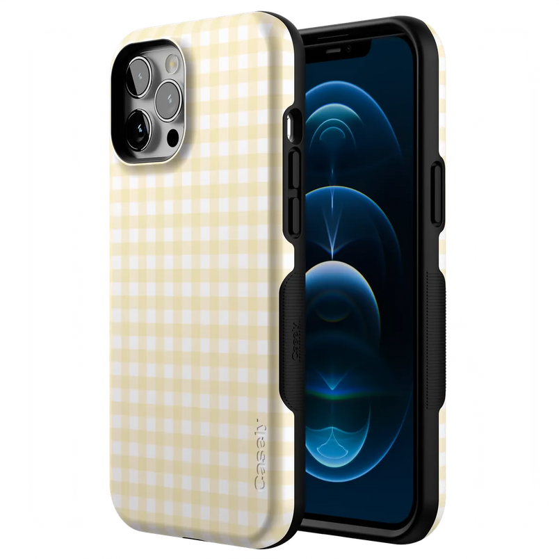 Pastel Picnic | Yellow Gingham Case