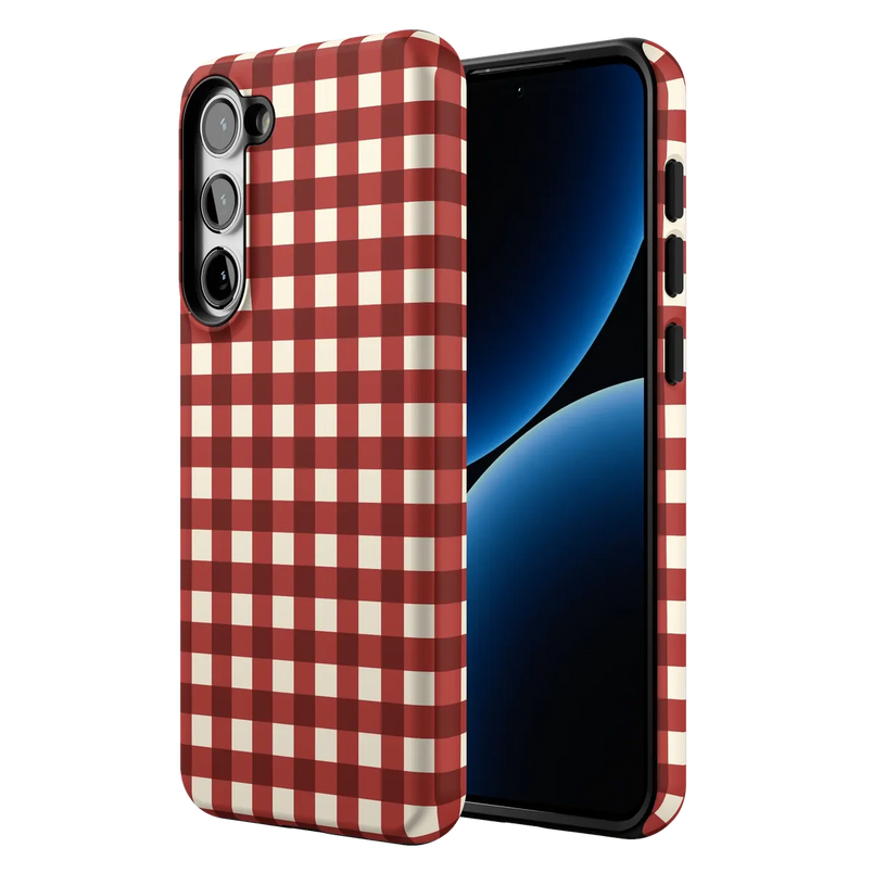 Checked Twice | Red Plaid Case