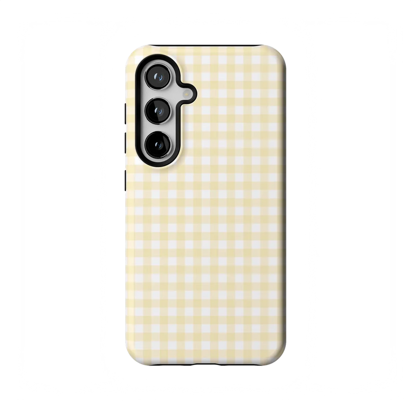 Pastel Picnic | Yellow Gingham Case