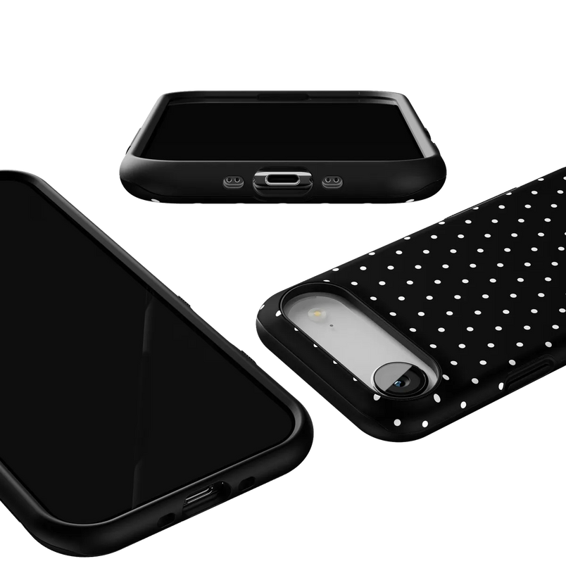 On the Dot | Black Polka Dot Case