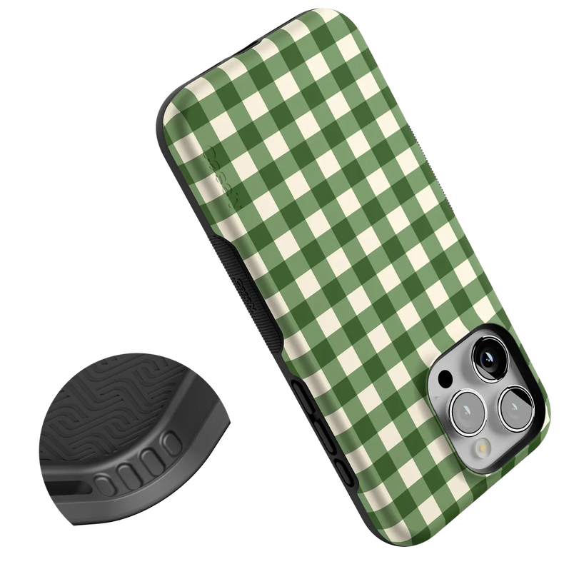 Checked Twice | Green Plaid Case