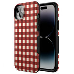 Checked Twice | Red Plaid Case