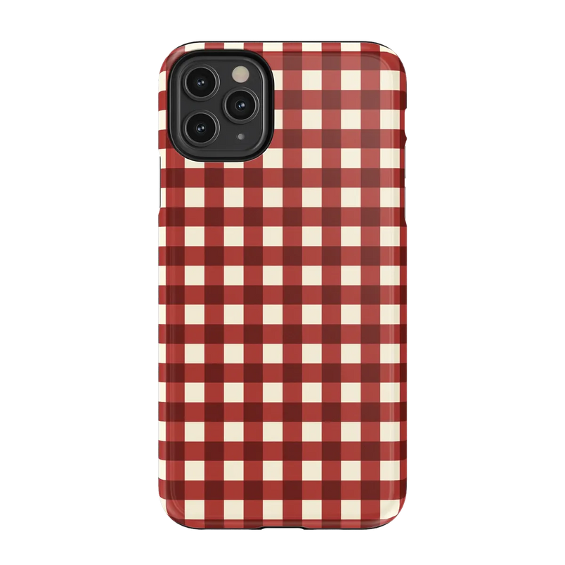 Checked Twice | Red Plaid Case