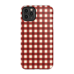 Checked Twice | Red Plaid Case