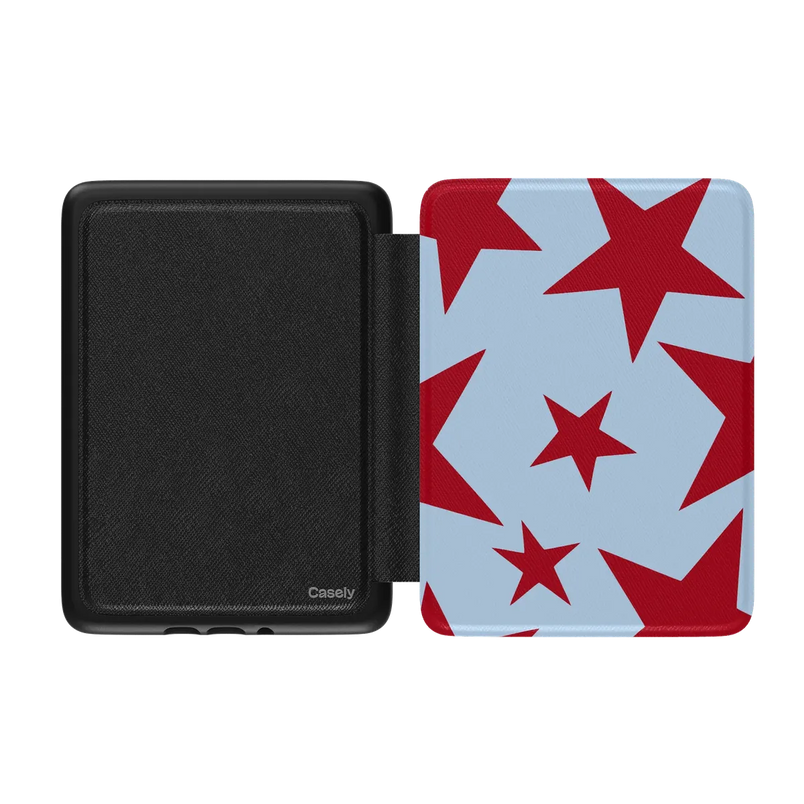 Stars Align | Blue & Red Stars Kindle Case