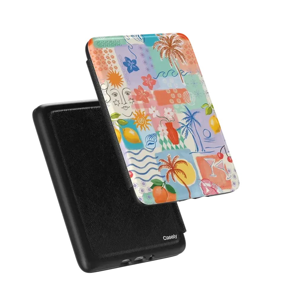 Tropical Heat Beachy Collage Kindle Case - Thumbnail 3