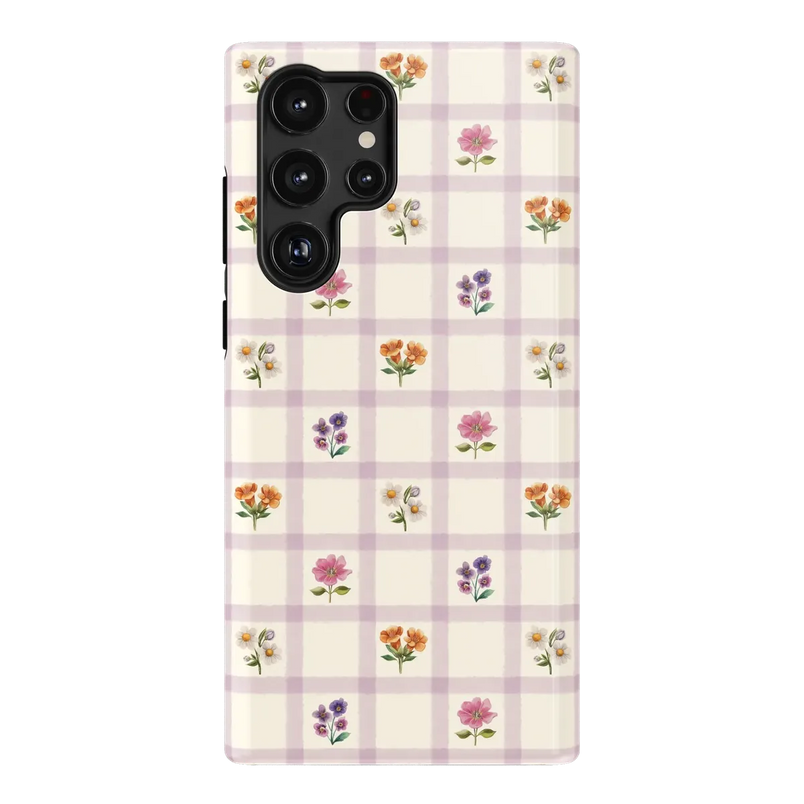 Meadow Check | Floral Gingham Case