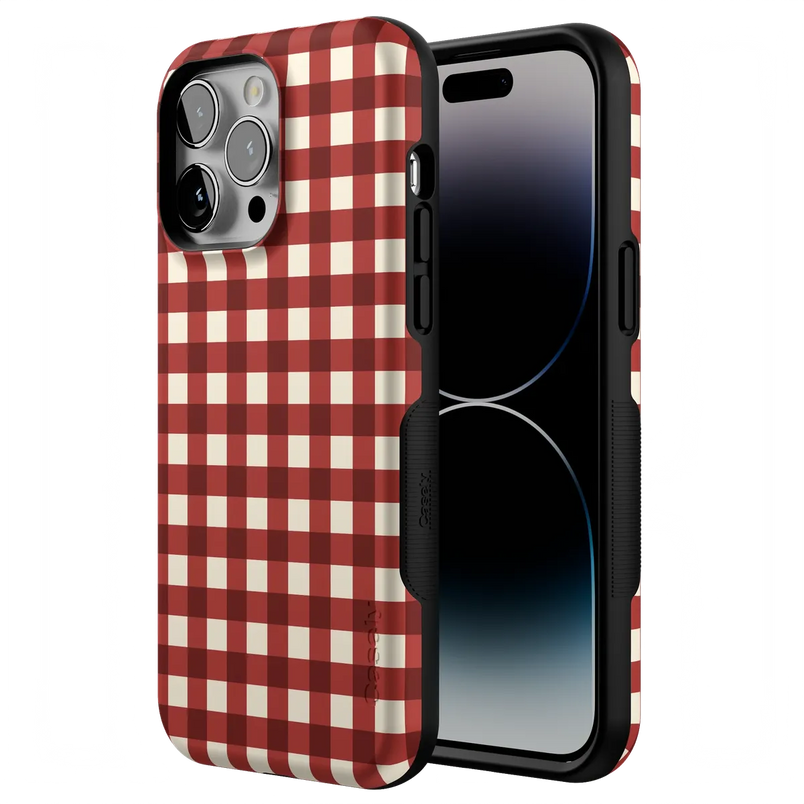 Checked Twice | Red Plaid Case