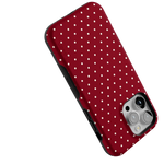On the Dot | Maroon Polka Dot Case