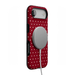 On the Dot | Maroon Polka Dot Case