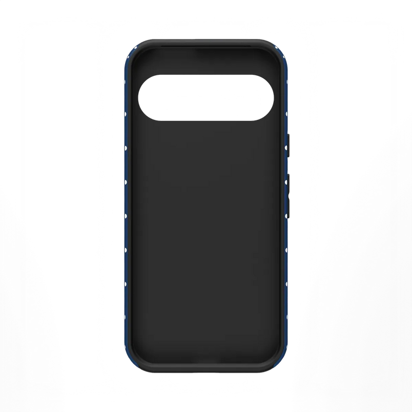 On the Dot | Navy Polka Dot Case