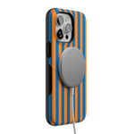 Go New York | Blue & Orange Stripes Case