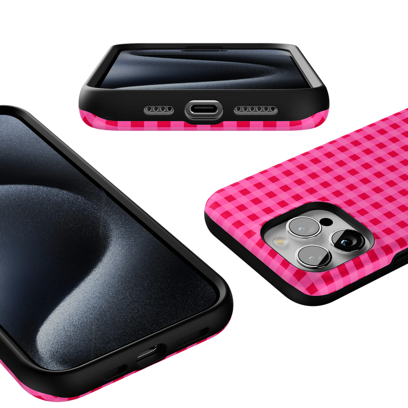 Sweet Jam | Hot Pink Gingham Case