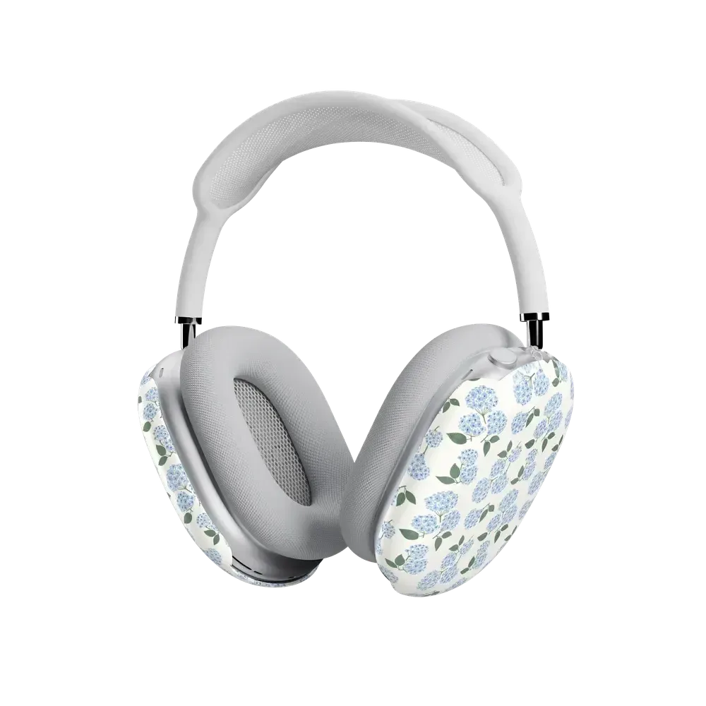 Nantucket Cottage Blue Hydrangea AirPods Max Case - Thumbnail 4