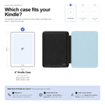 On the Dot | Blue Monochrome Polka Dot Kindle Case