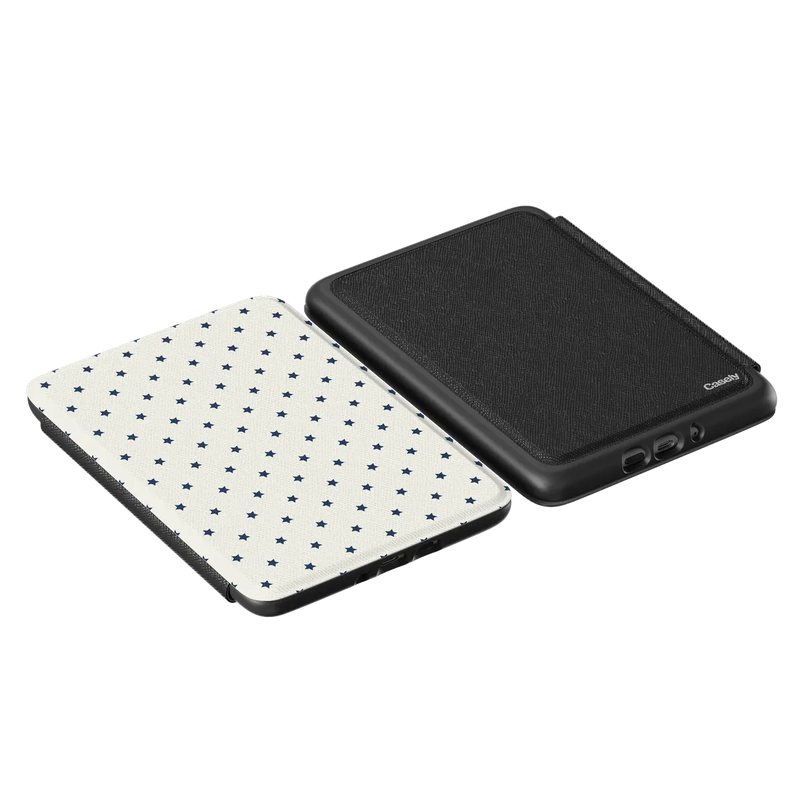 Tiny Stars | Blue & White Kindle Case