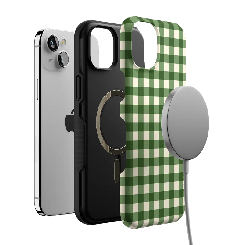 Checked Twice | Green Plaid Case